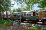 Chicago Transit Authority 6599 and 6600 await their turn for Restoration